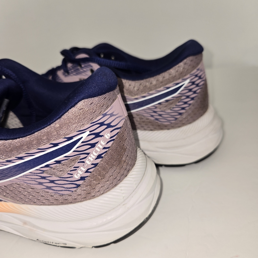 ASICS Women's Running Shoes - Purple and Orange Gel Excite 6 Size 7.5 - Picture 6 of 12